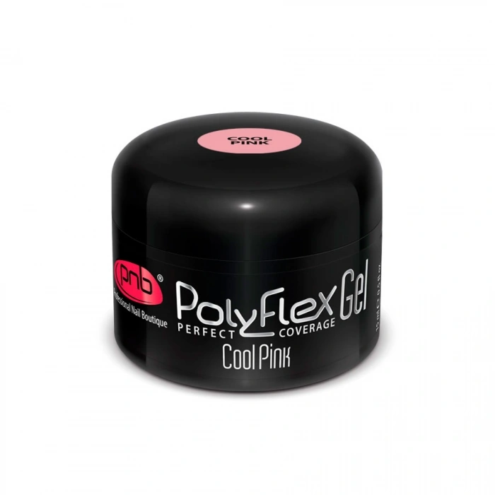 Поліфлекс гель холодний рожевий PNB UV/LED PolyFlex Gel Cool Pink 15 мл
