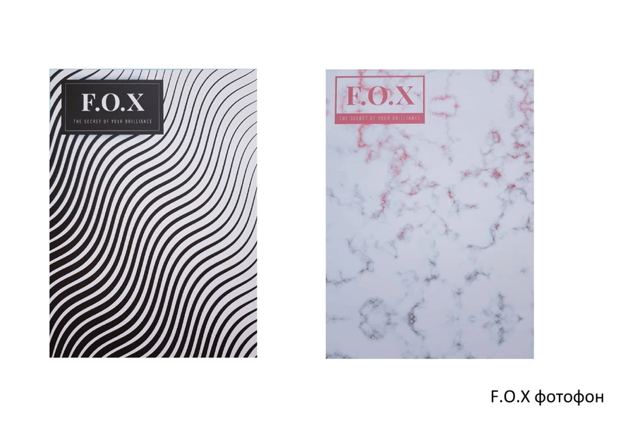 Фотофон FOX Photo background 1 Marble+Zebra