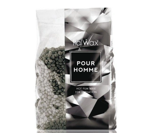 Гранульований гарячий віск для чоловіків ItalWax Pour Homme SILVER 1 кг