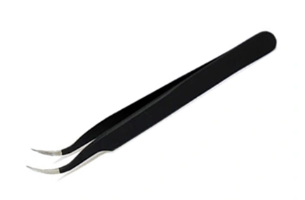 Пінцет вигнутий для нарощування вій YRE Curved Eyelash Tweezers