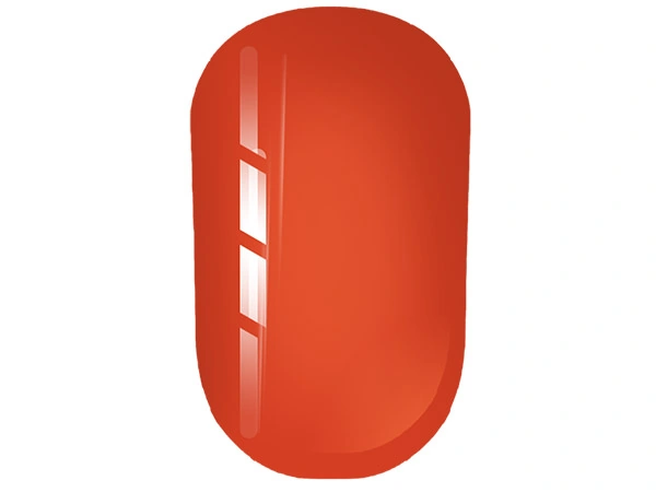 Гель-фарба Trendy Nails Gel-paint №5, 5g помаранчева, без липкого шару