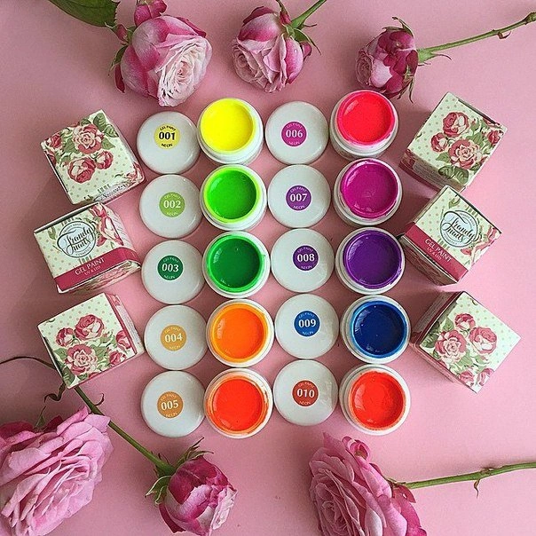 Гель-фарба Trendy Nails Gel-paint №9, 5g синя, без липкого шару