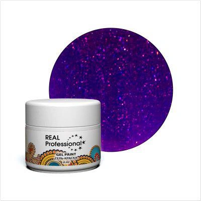 Гель-фарба Real Professional Gel-paint 37.41 Feeria, Феєрія 6ml