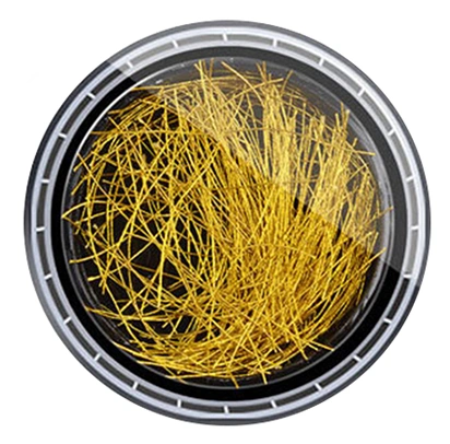 Nail Perfect Golden Threads For Nails