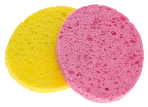 Овальні спонжі для вмивання 2 в 1 YRE Face Wash Sponge 2 in 1