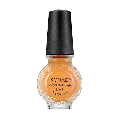 Лак для стемпінгу Konad Stamping Nail-polish Pastel Orange пастельно-жовтогарячий, на акриловій основі 11ml