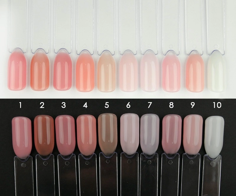 База камуфлююча для гель-лаку Naomi Rubber Comouflage Base Coat 008 рожева, напівпрозора 15 мл