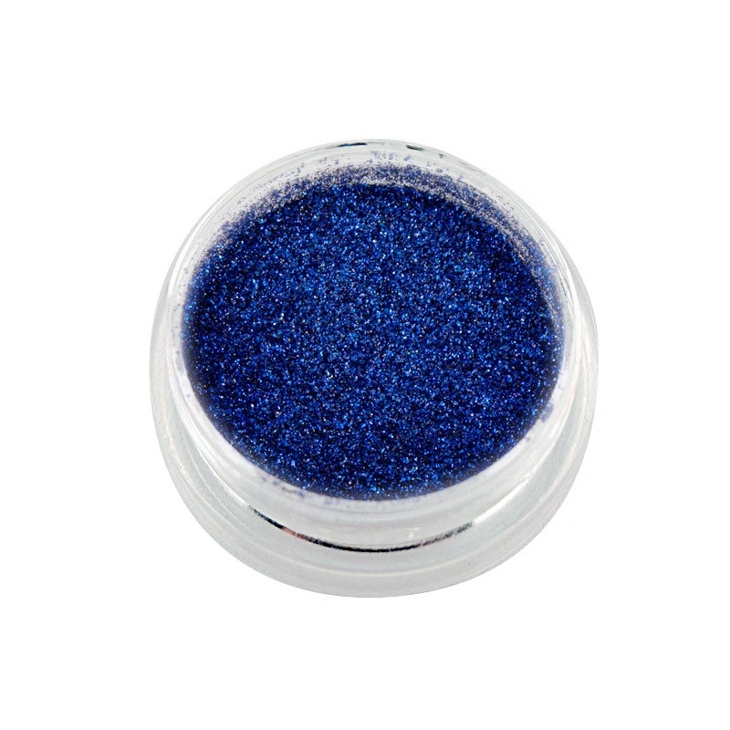 Дзеркальна пудра для нігтів Naomi Powder For Nails Holographic синій, голографічний 1 г