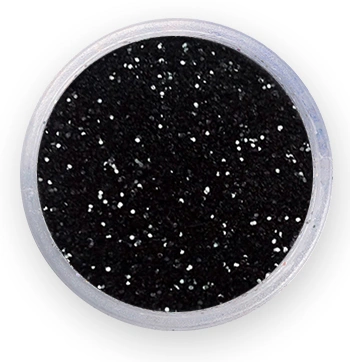 Чорний глітер для дизайну Nail Perfect Black Glitter 5 г