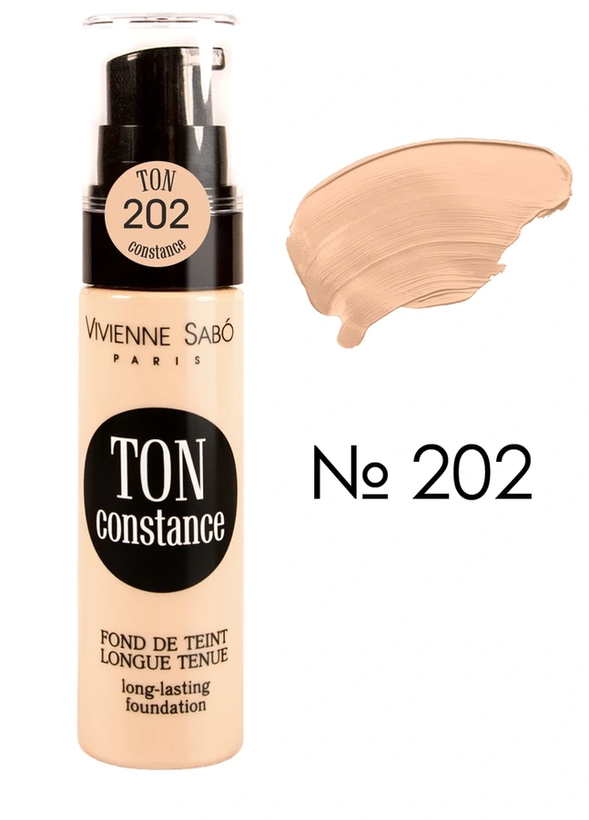 Тональний крем Vivienne Sabo Tonal Basis Ton Constance №202 №202, стійкий