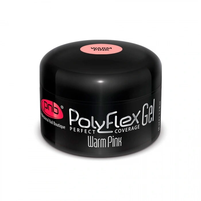 Поліфлекс гель камуфлюючий теплий рожевий PNB UV/LED PolyFlex Gel Warm Pink 50 мл