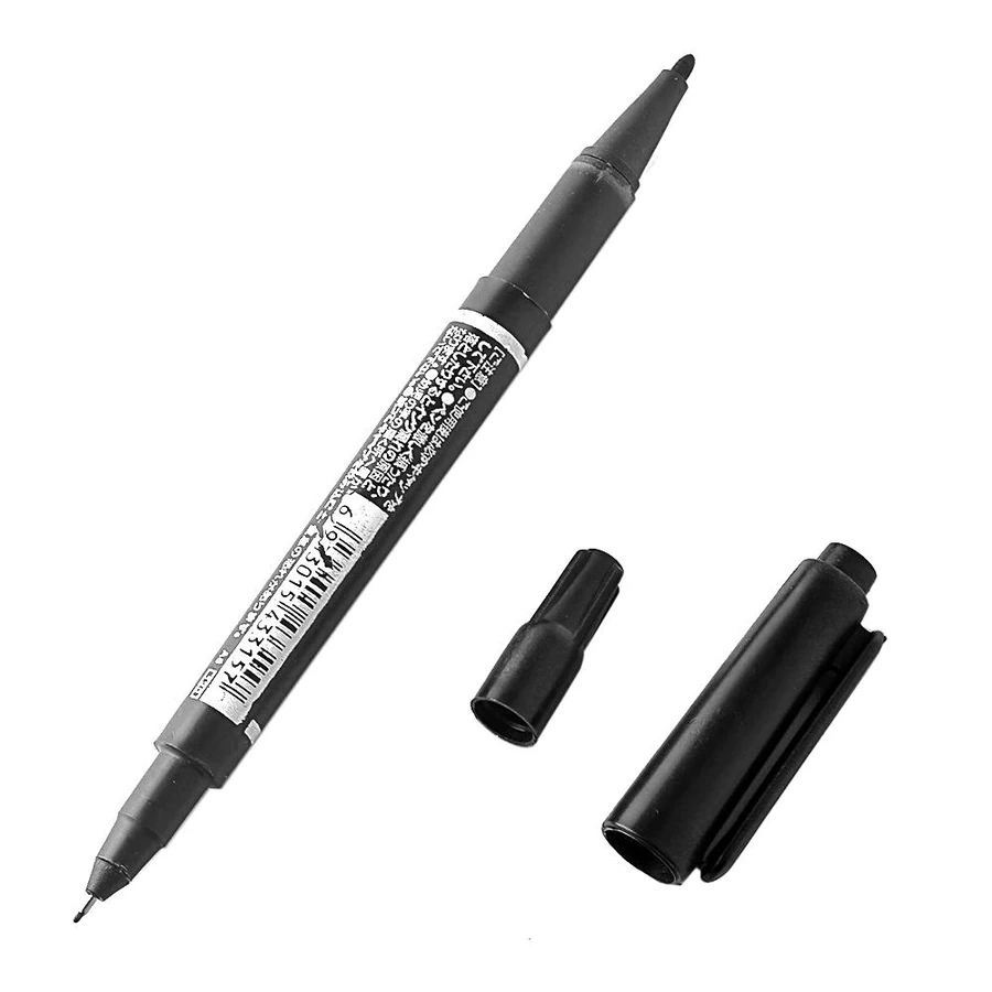 Маркер для пермаментного макіяжу брів Nail Perfect Permanent Marker Black чорний