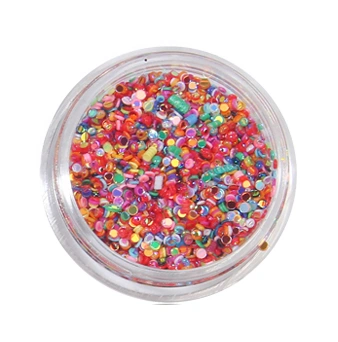 Різнокольорові блискітки-цукерки Nail Perfect Confetti Multicolor Mini