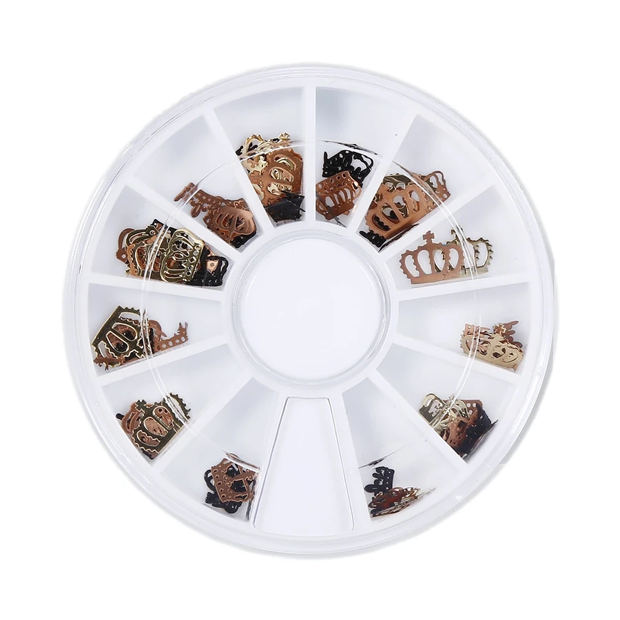 Металеві фігурки, корони Nail Perfect Metal Сrown Figures