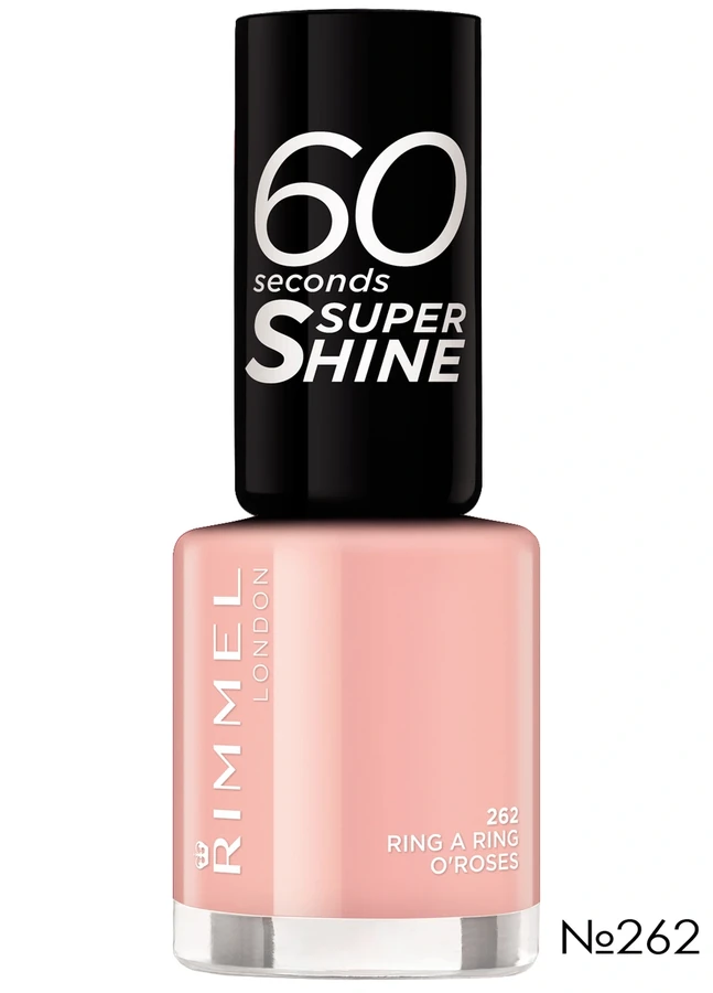 Лак для нігтів Rimmel 60 Seconds Nail Polish №262 Ring A Ring O`Roses, емаль