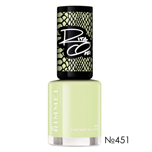 Лак для нігтів Rimmel 60 Seconds Nail Polish №451 Partner in lime, емаль