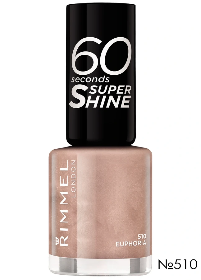 Лак для нігтів Rimmel 60 Seconds Nail Polish №510 Euphoria, перламутровий