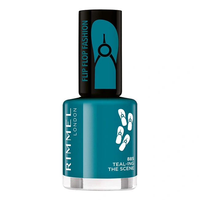Лак для нігтів Rimmel 60 Seconds Nail Polish №885 бірюзовий, емаль