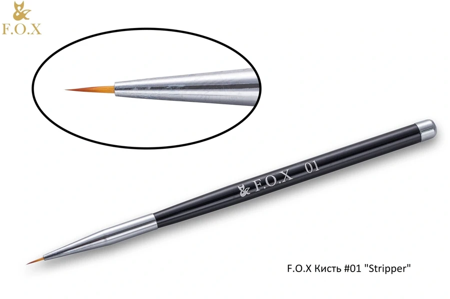 Пензлик для розпису FOX Art Brush №01 Stripper For Painting