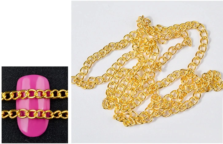 Ланцюжок для дизайну Nail Perfect Gold Chain for Design