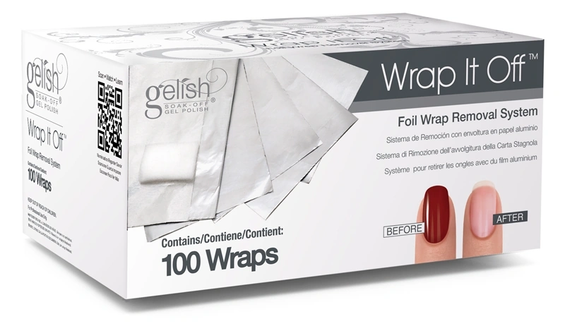 Серветки для видалення гель-лакового покриття Harmony Gelish Wrap It Off 100 шт