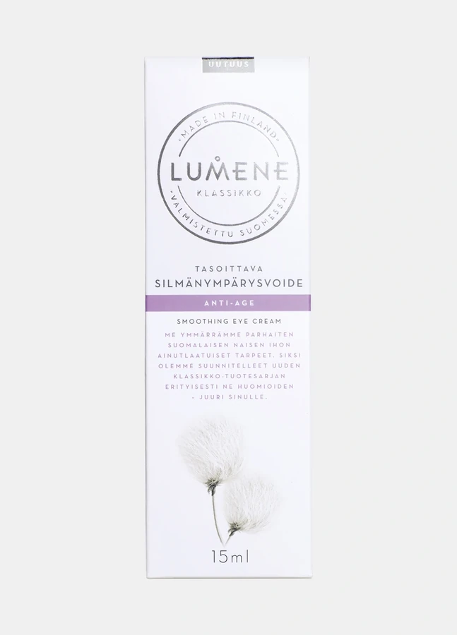 Анти-віковий крем для області навколо очей Lumene Klassikko Anti-Aging Eye Cream Smoothing Skin, 15ml