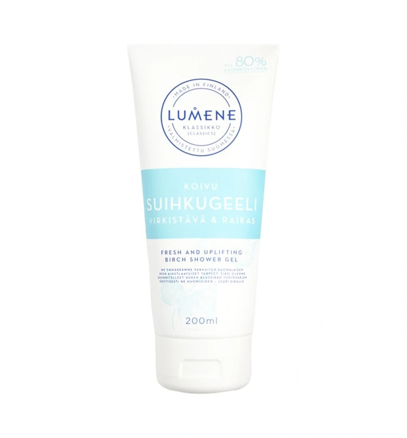 Гель для душу Lumene Klassikko Refreshing Shower Gel (Birch Extract), екстракт Берези 200ml