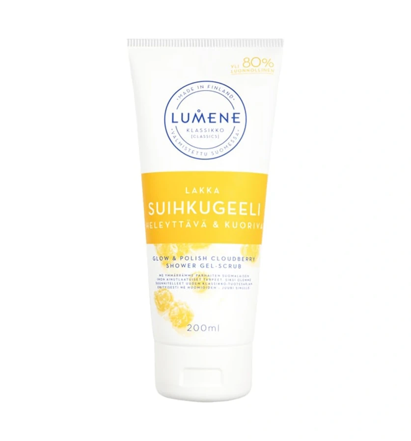 Гель-скраб для душу Lumene Klassikko Gel-Scrub For Soul (Moroshka Extract), екстракт Морошки 200ml