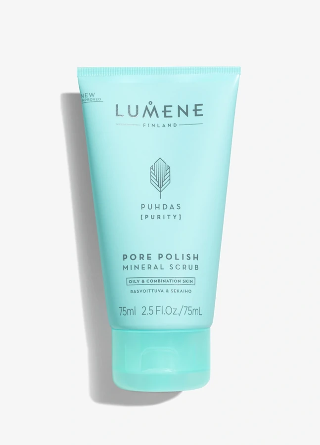 Мінеральний скраб Lumene Puhdas Mineral Scrub For Cleansing Pores For Oily and Combined Skin, 75ml