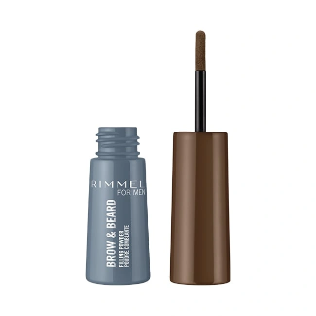 Пудра для брів та бороди Rimmel Men Brow&Beard Powder №02