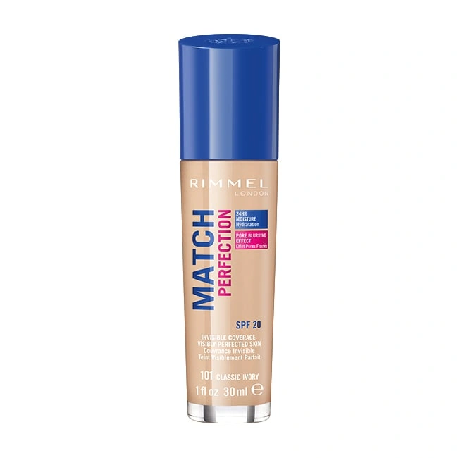Тональна основа Rimmel Match Perfection Tonal Base №101 №101 Classic Ivory