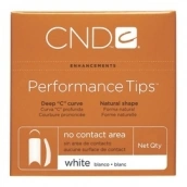 Типси без контактної зони №6, 50 шт CND White Performance Tips №6