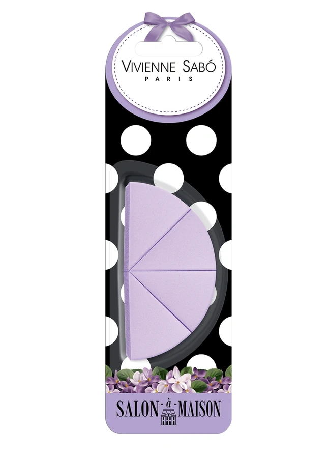 Латексний косметичний спонж Vivienne Sabo Sponges Cosmetic Latex (Triangle, 4pcs.) трикутник, 4шт.