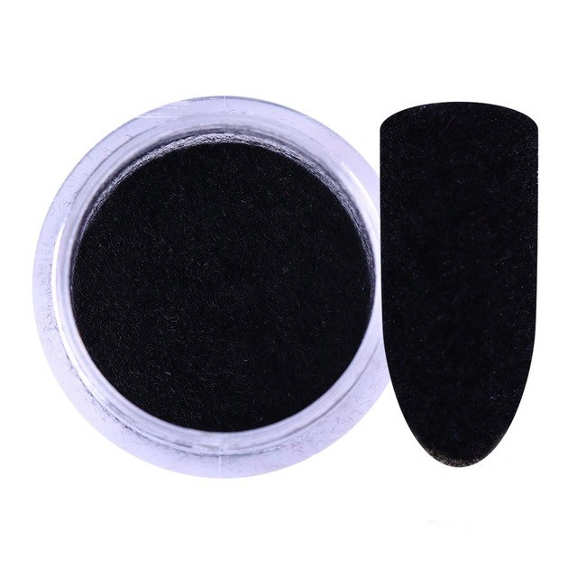 Велюр / оксамит Nail Perfect Velour Black чорний