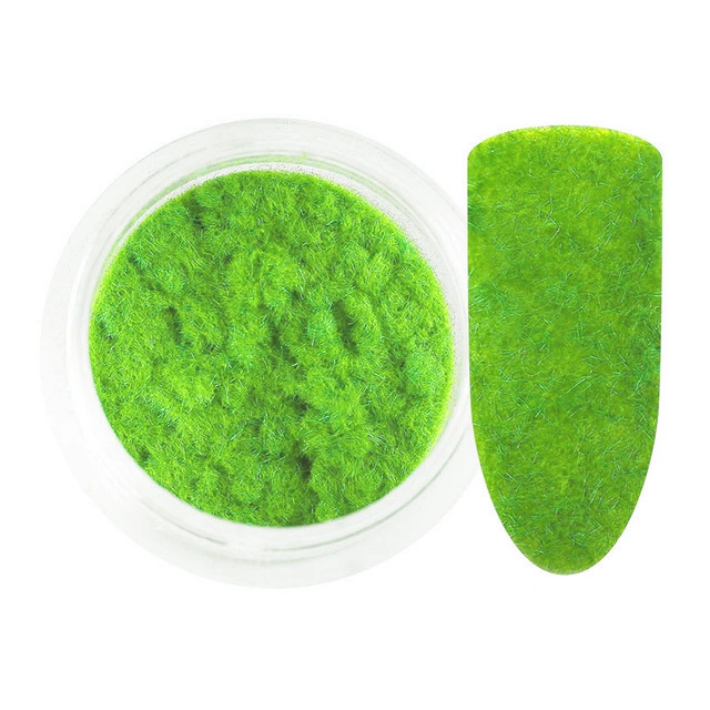 Велюр / оксамит Nail Perfect Velour Lime Green салатовий