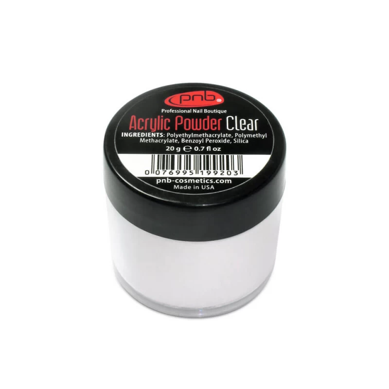 Акрилова пудра PNB Acrylic Powder Clear прозора 20 г