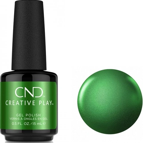 Гель-лак CND Creative Play Gel-polish №524 Green Scream Green Scream, із шиммером 15 мл