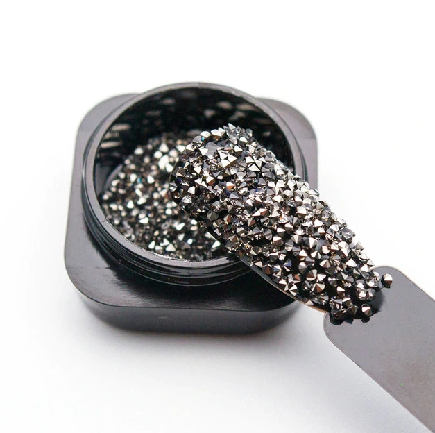 Камені піксі Nail Perfect Micro Rhinestones Pixies Black чорний 1,1 мм
