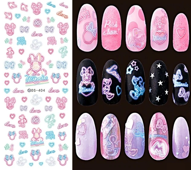 Водні наклейки на нігті Nail Perfect Water Stickers DS-404