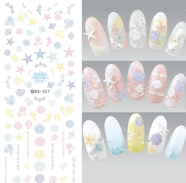 Водні наклейки на нігті Nail Perfect Water Stickers DS-327