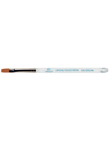 Пензель для моделювання акрилом CND ProSeries Gel Brush Flat Square #6 соболь