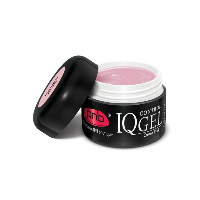 Айкью контрол гель камуфлюючий холодний рожевий PNB UV/LED IQ Control Gel Cover Pink 5 мл