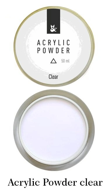 Акрилова пудра FOX Acryl Powder Clear прозора 50 мл