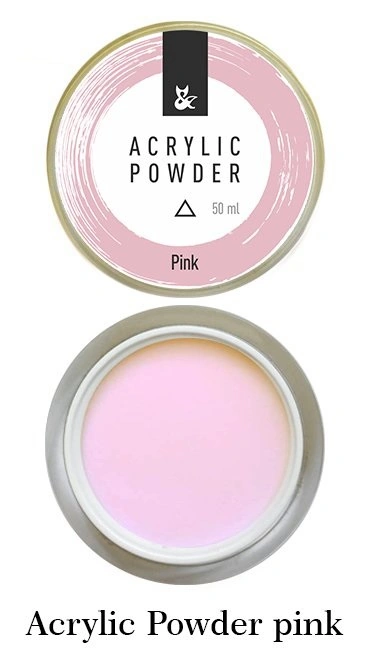 Акрилова пудра FOX Acryl Powder Pink рожева 50 мл