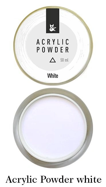Акрилова пудра FOX Acryl Powder White біла 50 мл