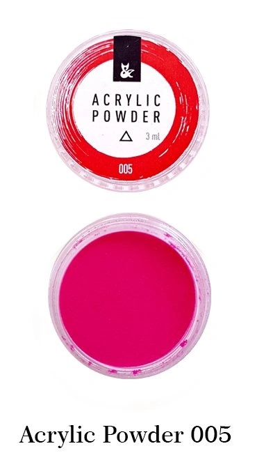 Акрилова пудра FOX Acryl Powder №05 малінова 3 мл