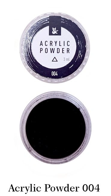 Акрилова пудра FOX Acryl Powder №04 чорний фіолет 3 мл