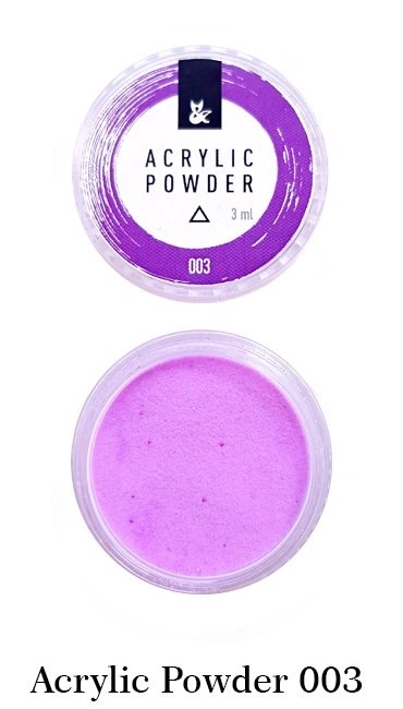 Пудра акрилова FOX Acryl Powder №03 світлий пурпурний 3 мл