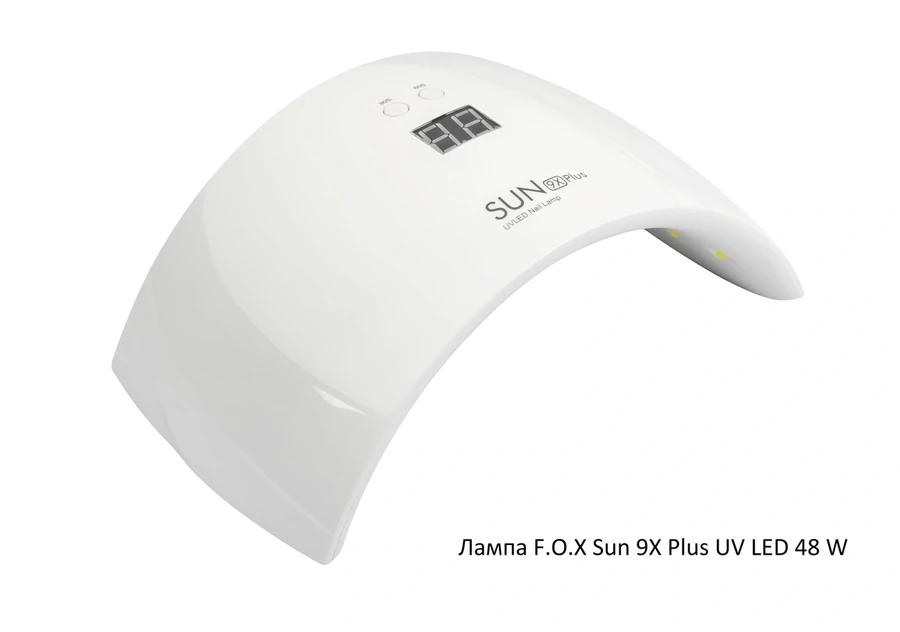 Ультрафіолетова лампа FOX Lamp Sun 9X Plus Hybrid (With Display), White