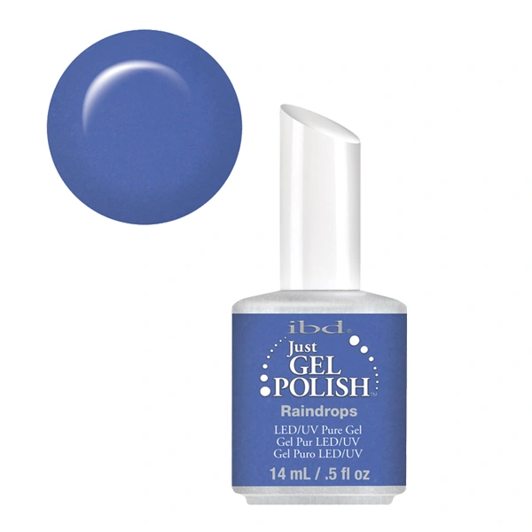 Гель-лак Краплі дощу IBD Just Gel Polish Raindrops лілово-фіалковий, емаль 14 мл